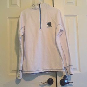 White UNC pullover